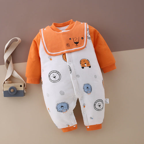 SnuggleZoo – Combinaison d’hiver épaisse pour bébé à imprimé animalier