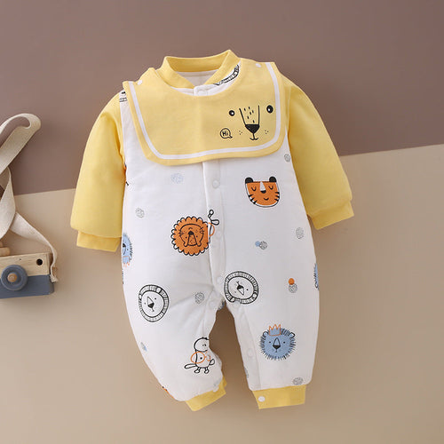 SnuggleZoo – Combinaison d’hiver épaisse pour bébé à imprimé animalier