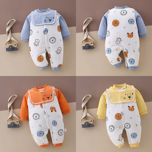 SnuggleZoo – Combinaison d’hiver épaisse pour bébé à imprimé animalier
